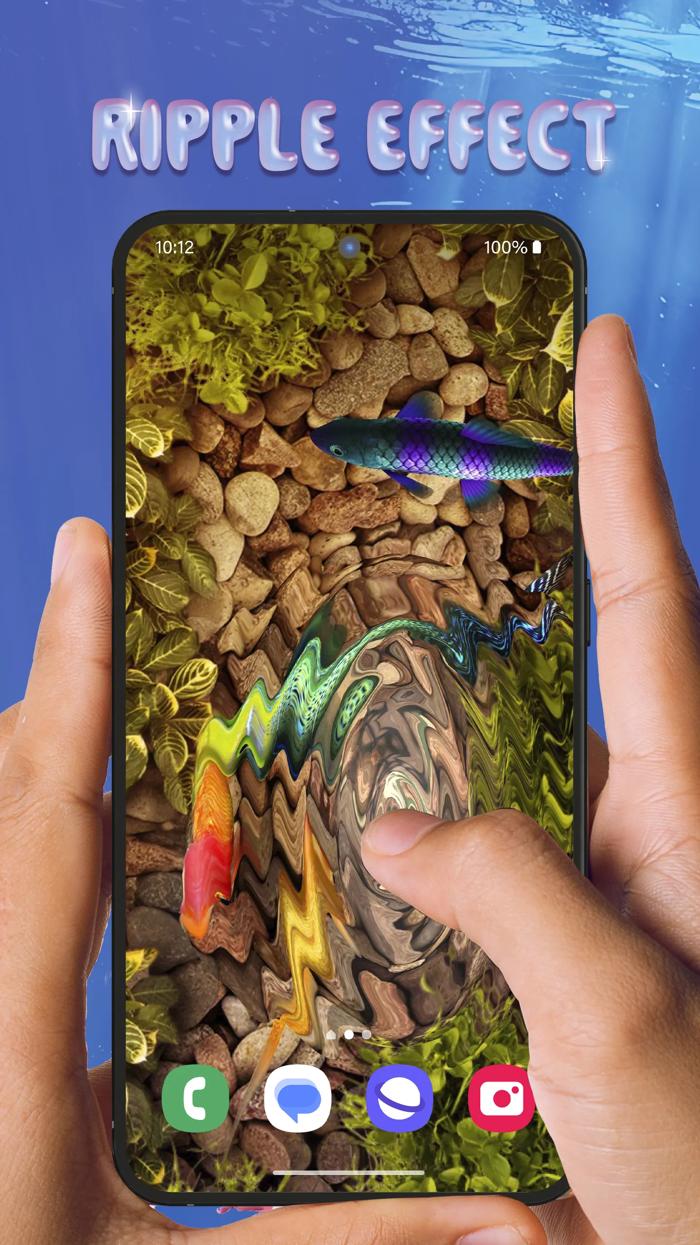 3D Fish Tank Live Wallpaper | Indus Appstore | Screenshot