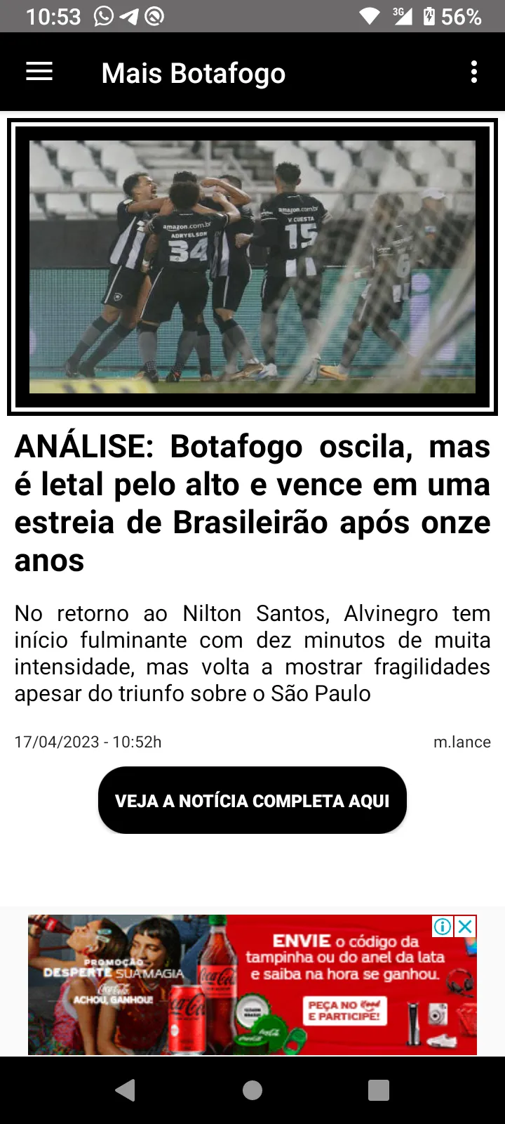 Mais Botafogo o Glorioso | Indus Appstore | Screenshot