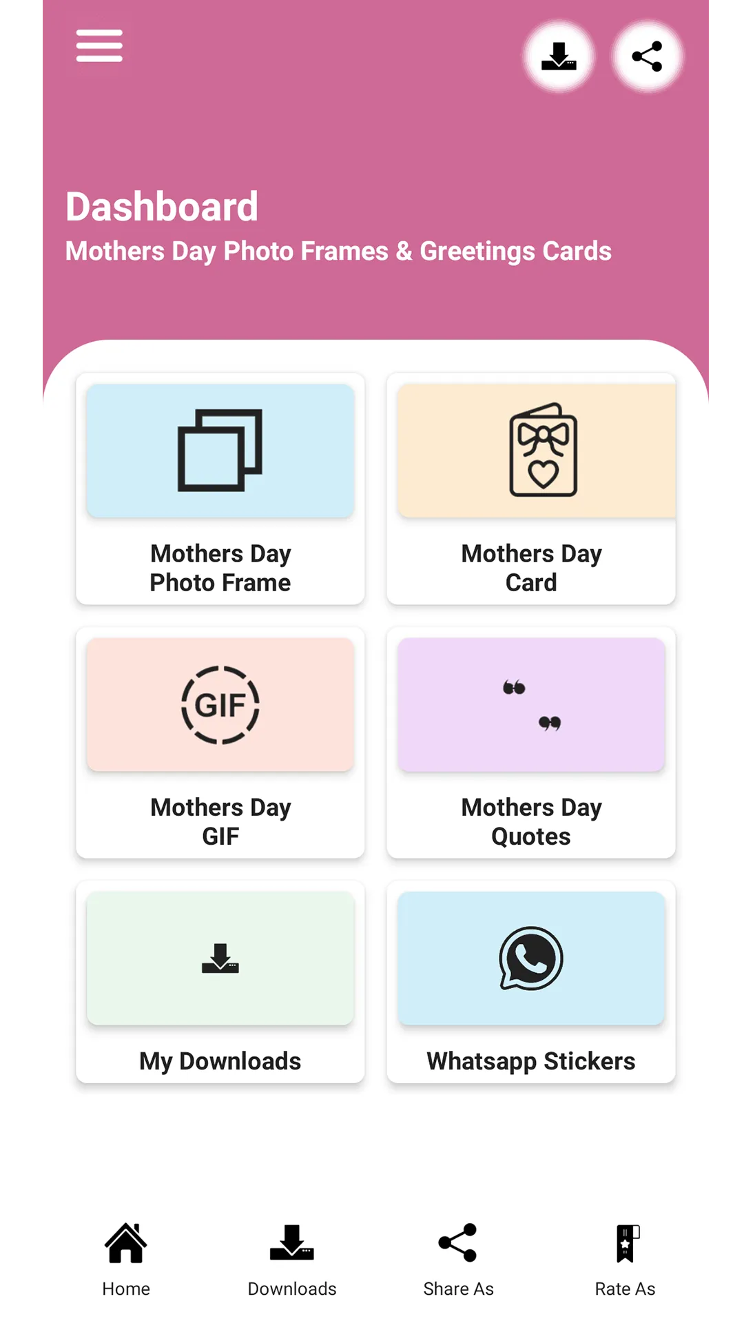 Mothers Day Photo Frames & Gre | Indus Appstore | Screenshot