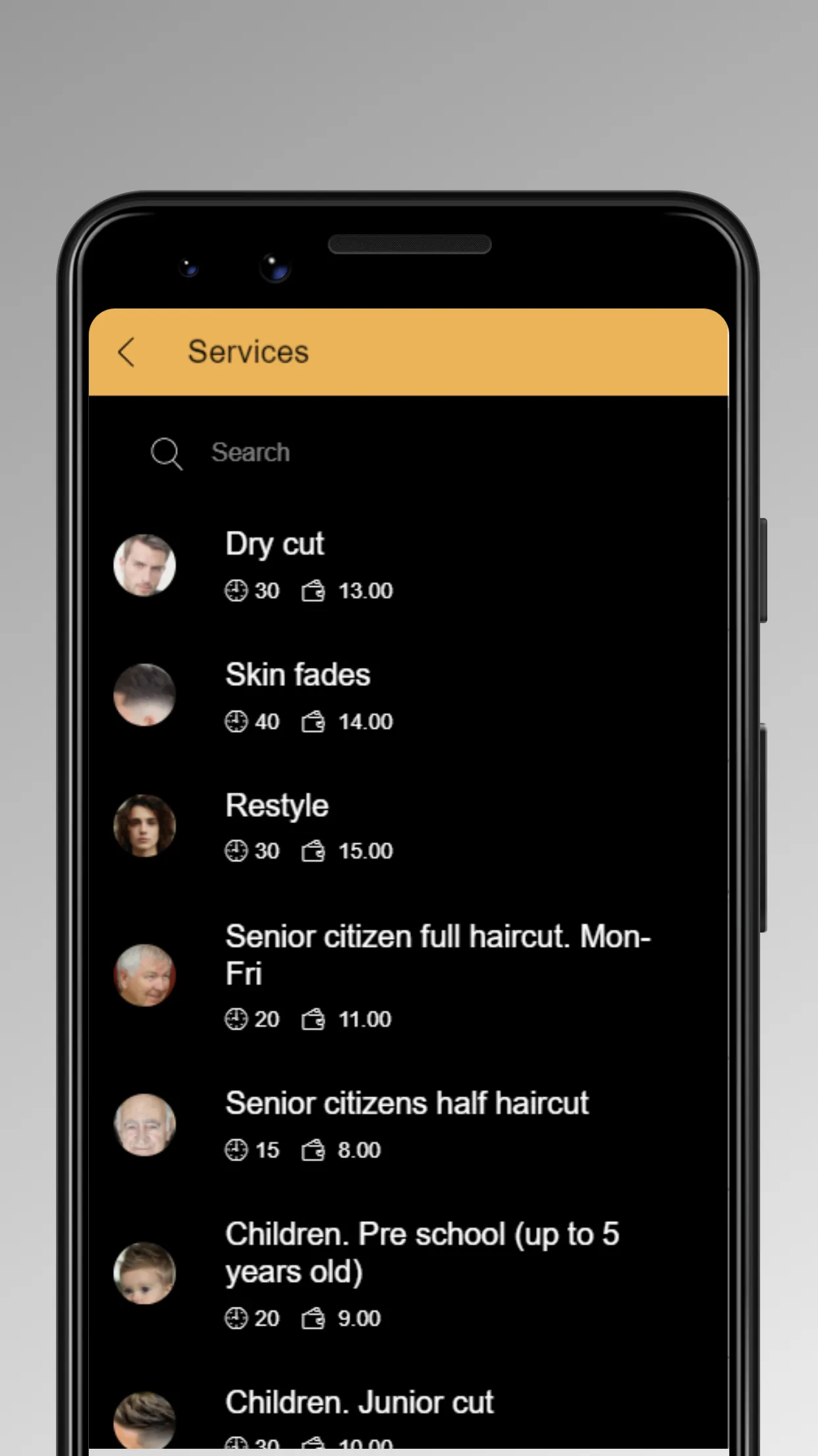 DAVES BARBERS APPOINTMENTS | Indus Appstore | Screenshot