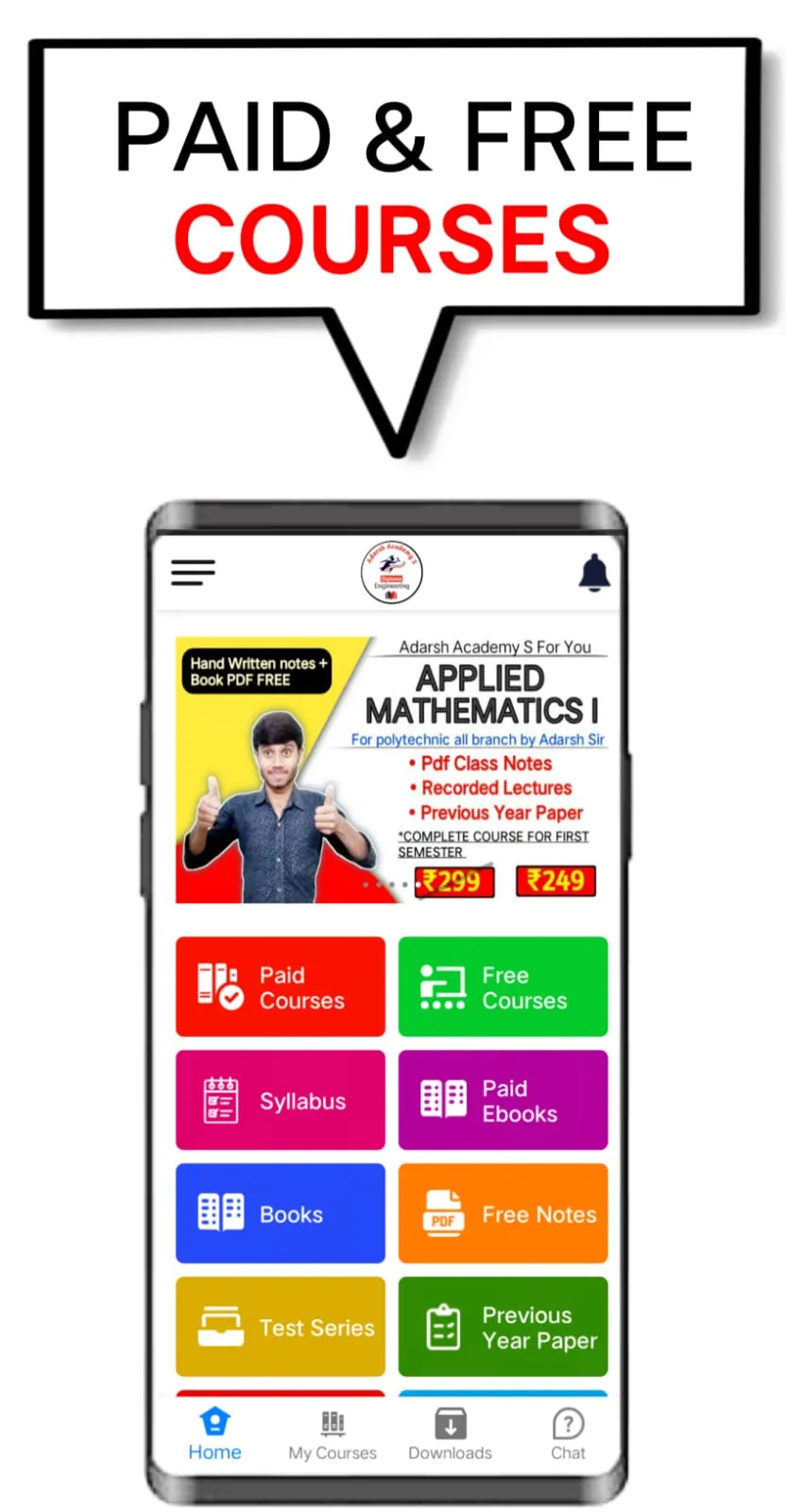 Adarsh Academy S - Official | Indus Appstore | Screenshot