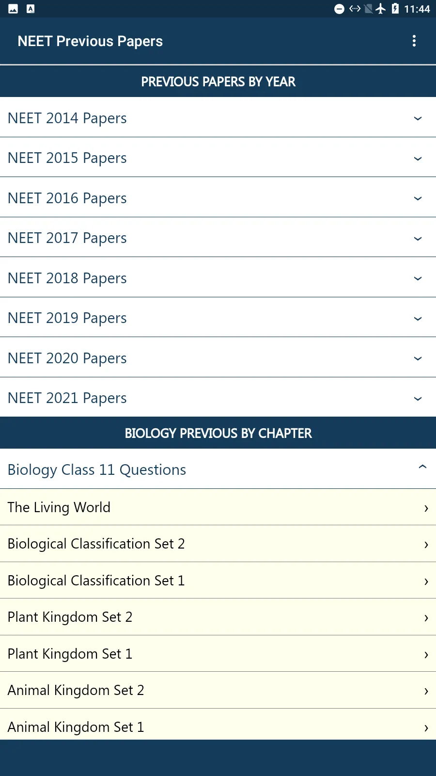 NEET Practice Papers | Indus Appstore | Screenshot