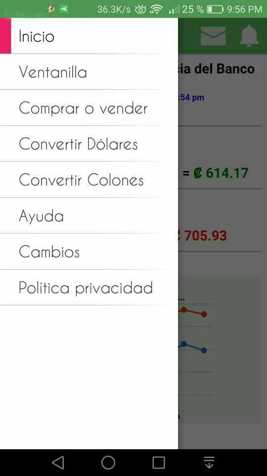 Tipo de Cambio Costa Rica | Indus Appstore | Screenshot