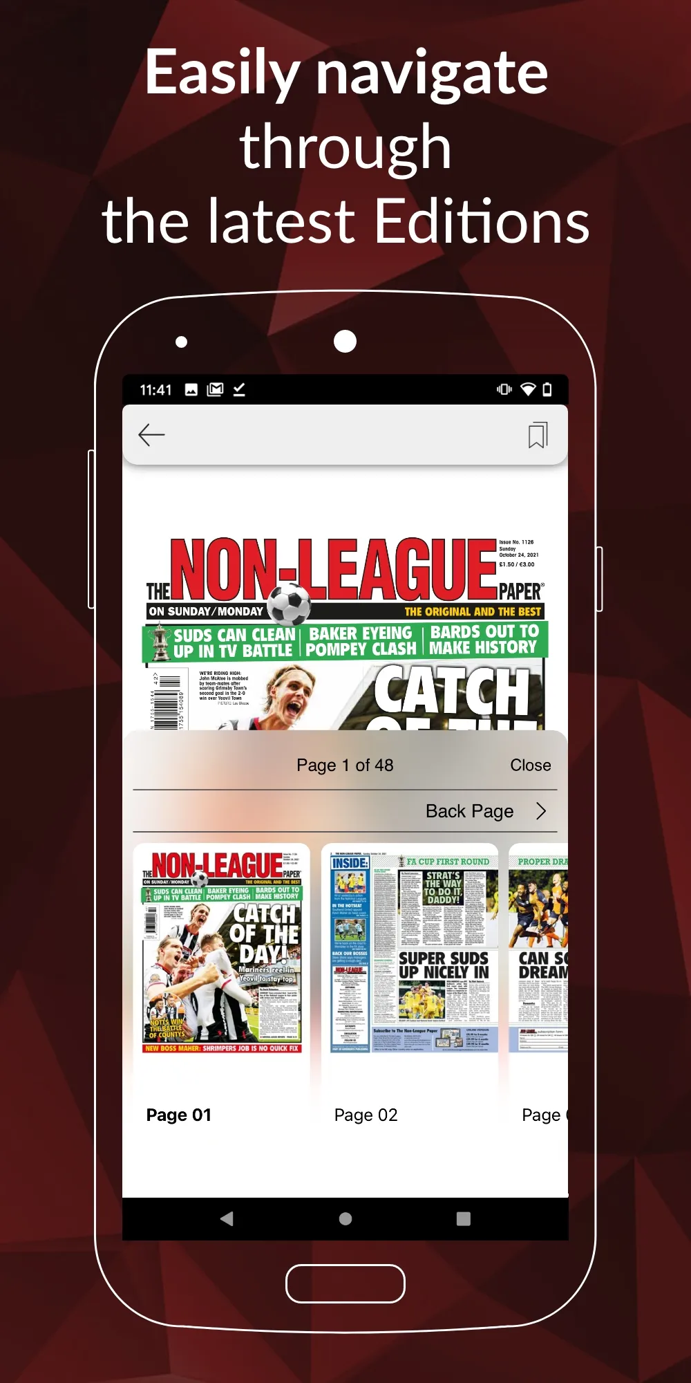 The Non-League Paper | Indus Appstore | Screenshot