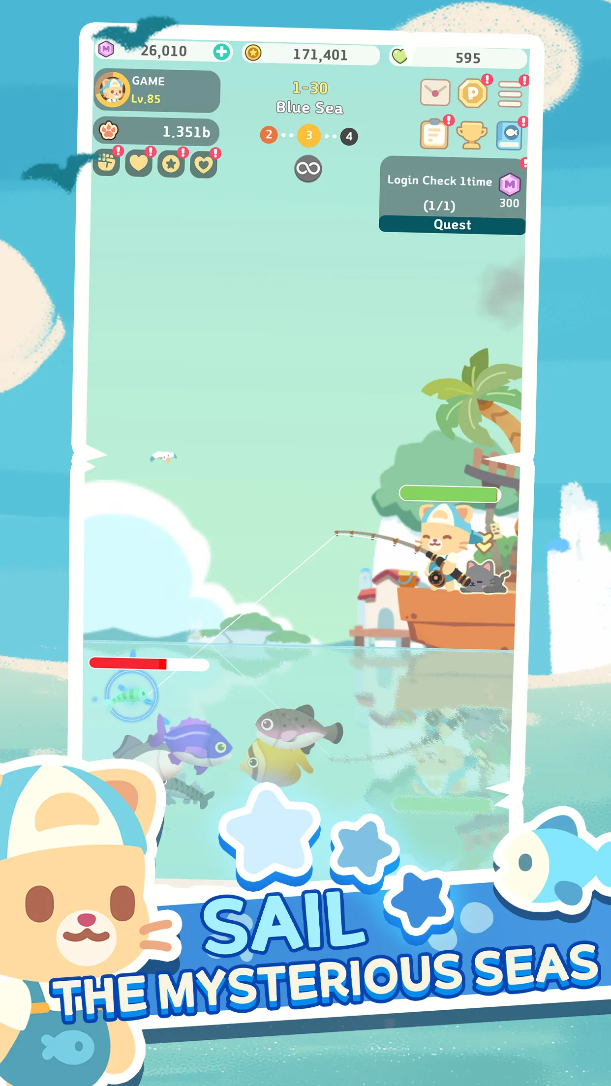 Idle Fishing: All Blue | Indus Appstore | Screenshot