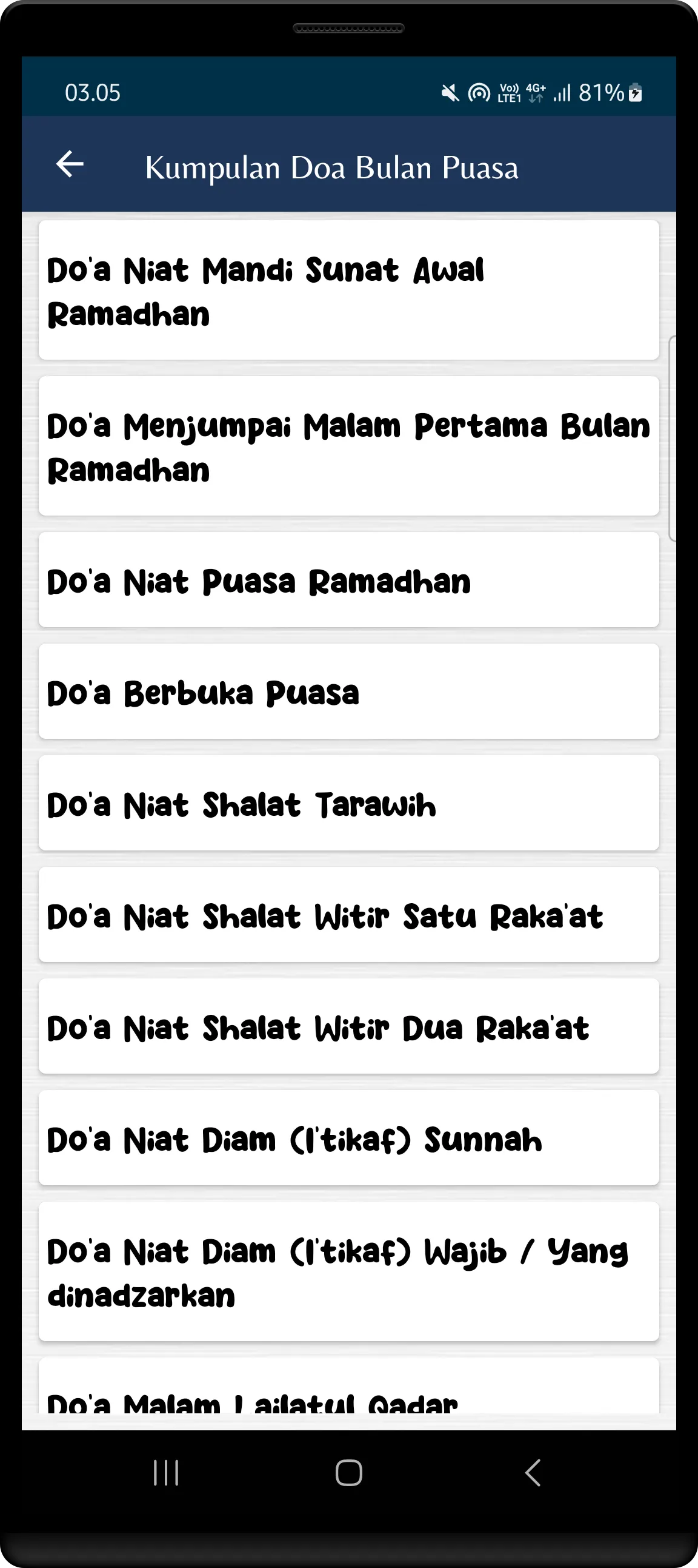 Jadwal Ramadhan | Indus Appstore | Screenshot