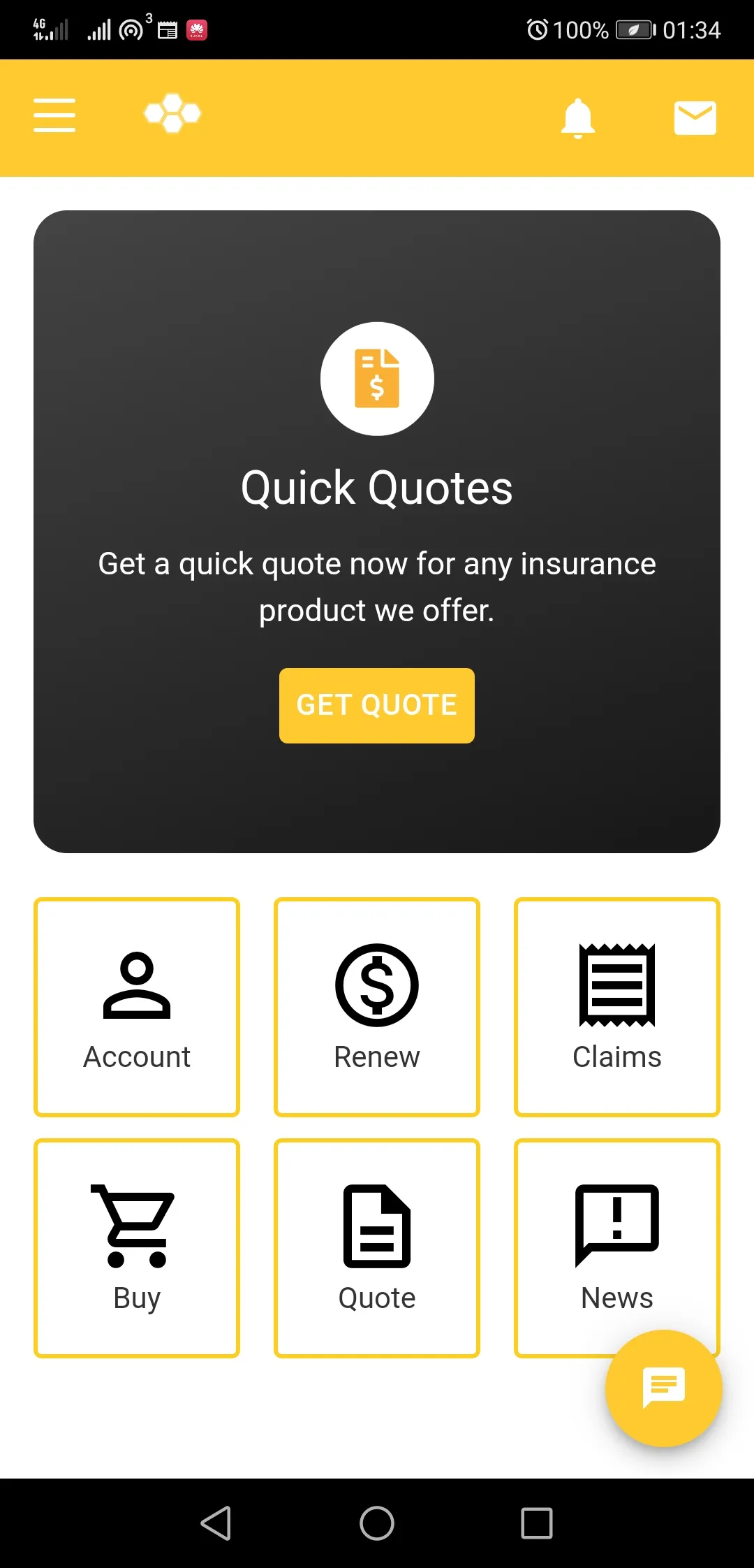 Cell Insurance Company BuzzApp | Indus Appstore | Screenshot