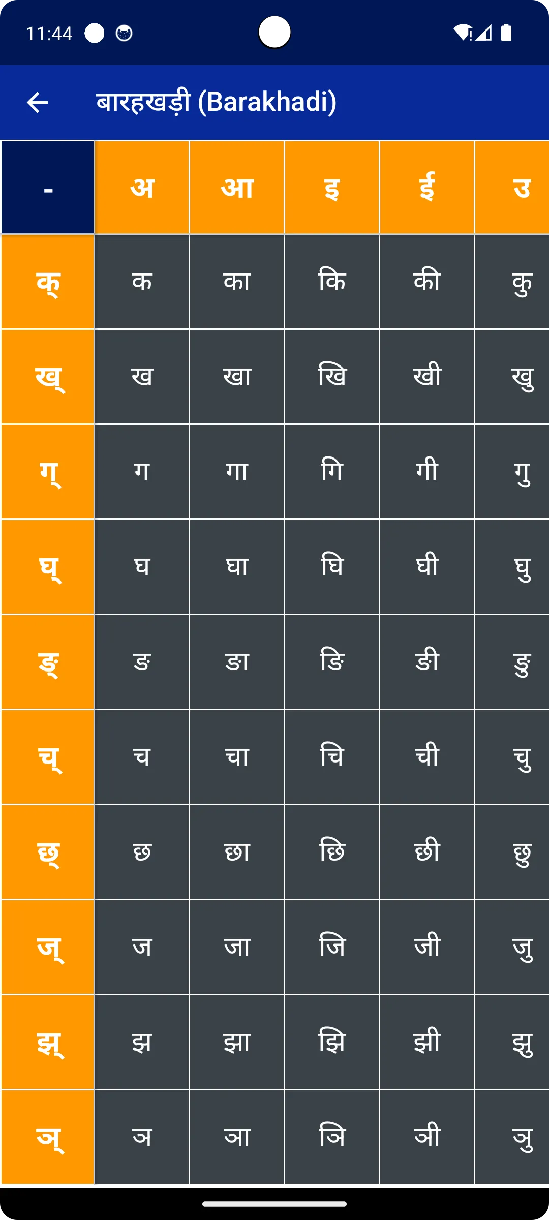 Write Nepali Alphabets | Indus Appstore | Screenshot