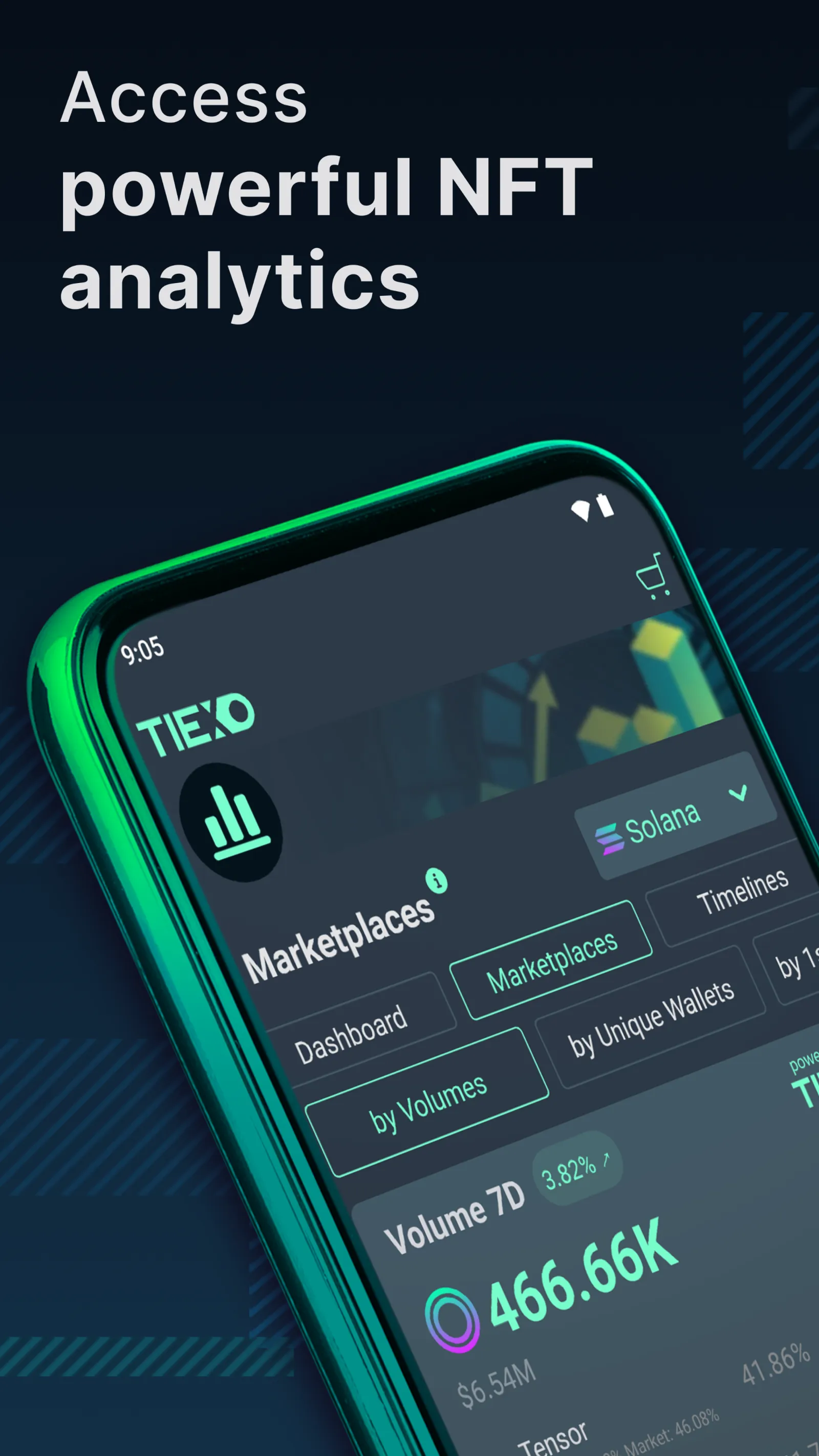 TIEXO: NFTs and Analytics | Indus Appstore | Screenshot