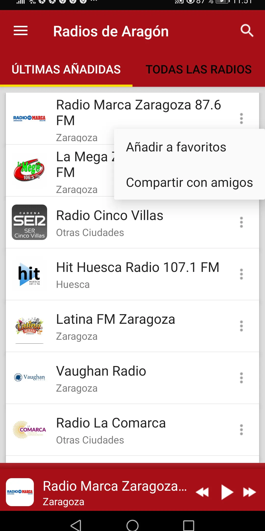 Radios de Aragón - España | Indus Appstore | Screenshot