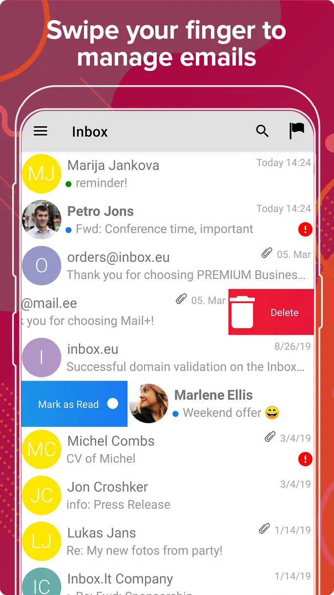 Inbox.la email | Indus Appstore | Screenshot