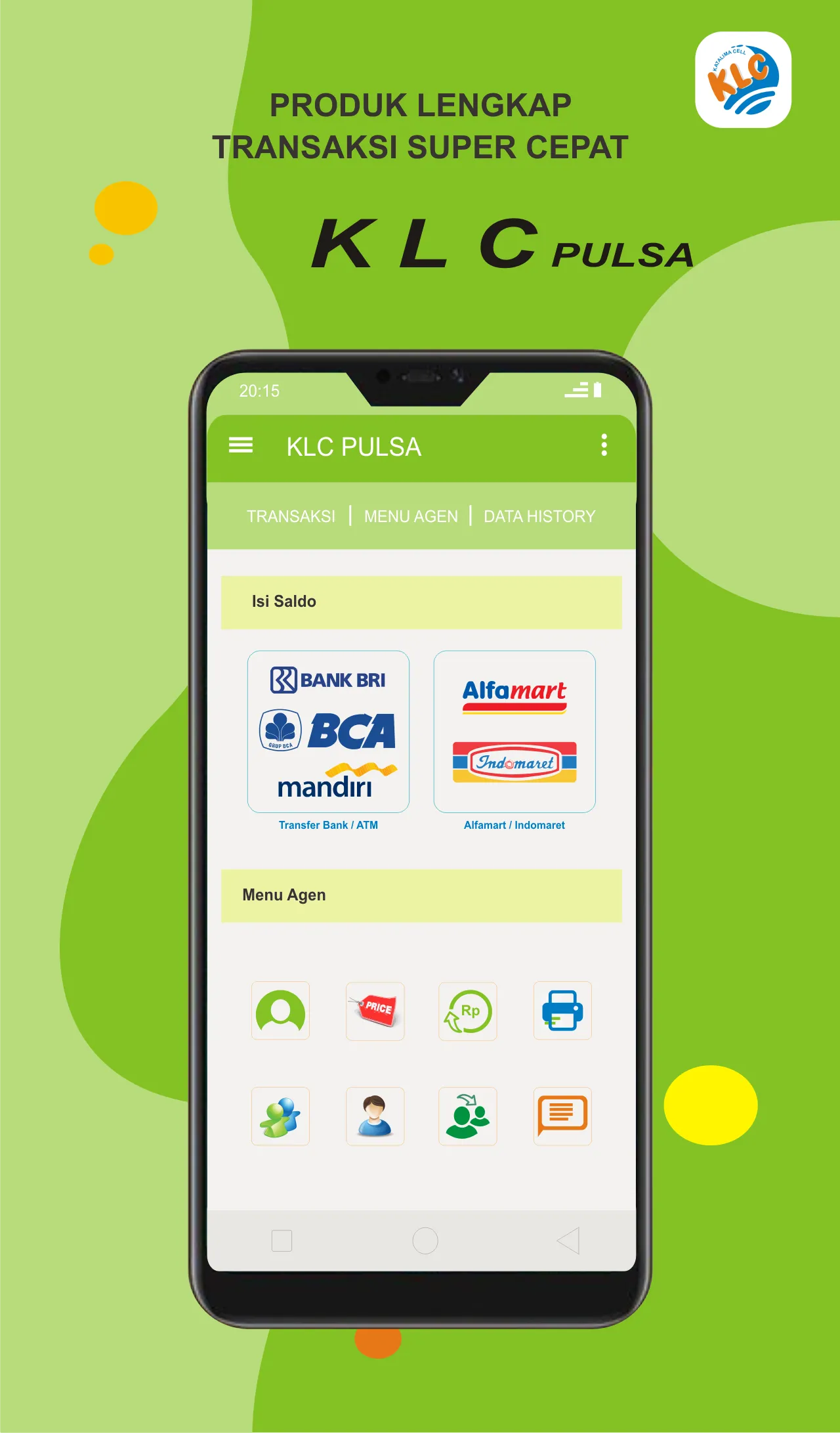 KLC PULSA - Aplikasi Agen Puls | Indus Appstore | Screenshot