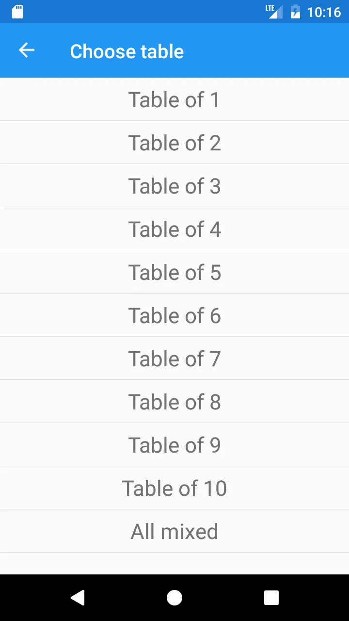 My Tables | Indus Appstore | Screenshot