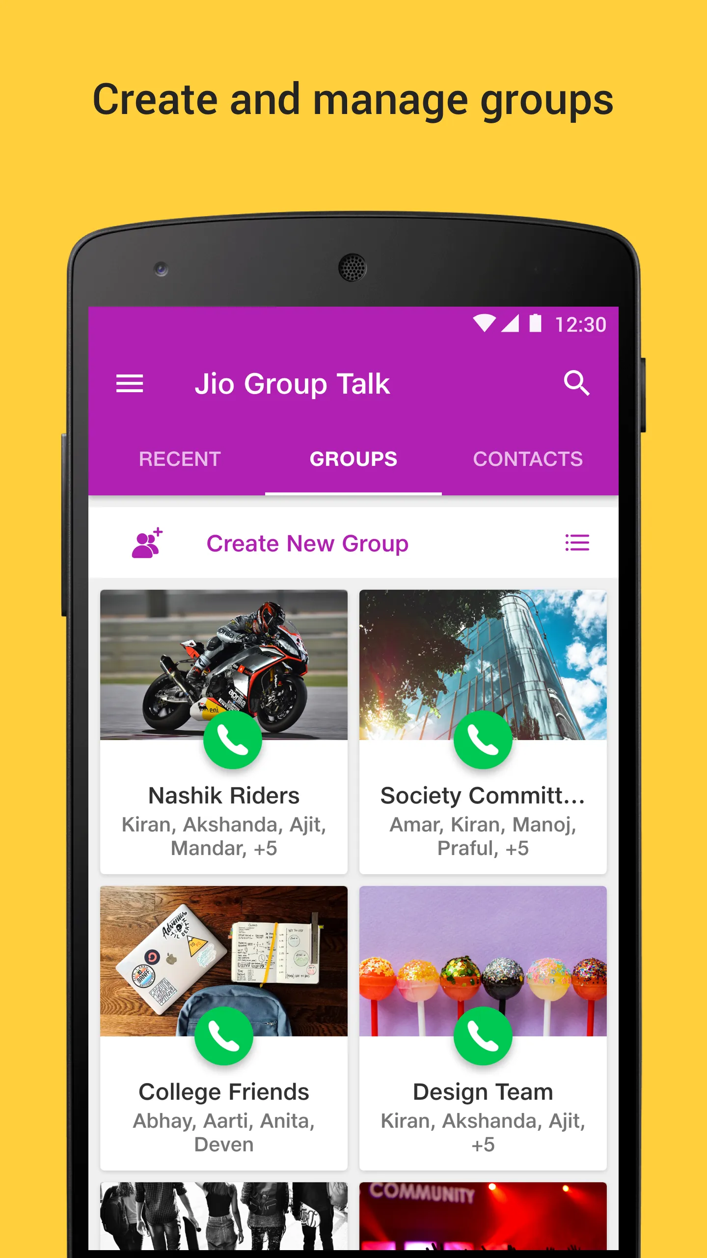 JioGroupTalk | Indus Appstore | Screenshot