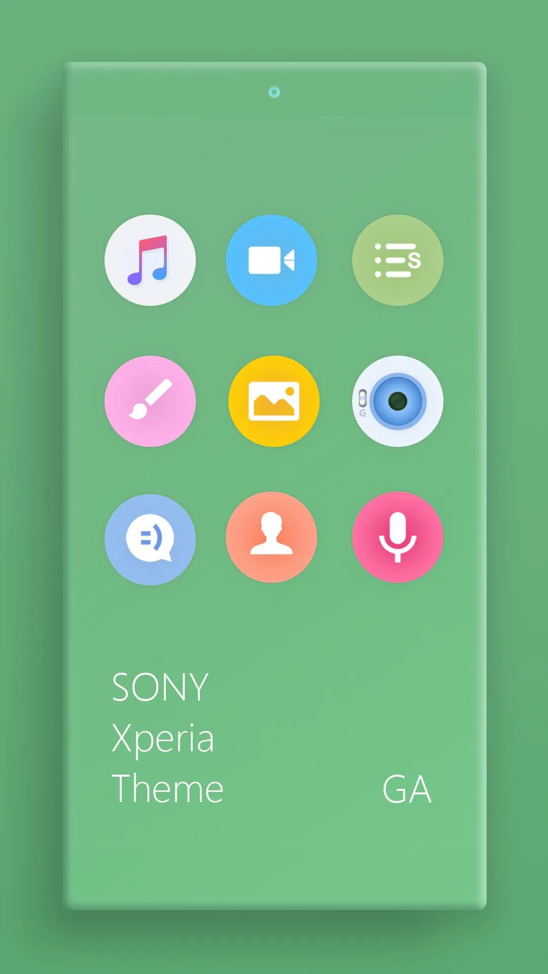 Theme XPERIA ON™ | Be Green | Indus Appstore | Screenshot