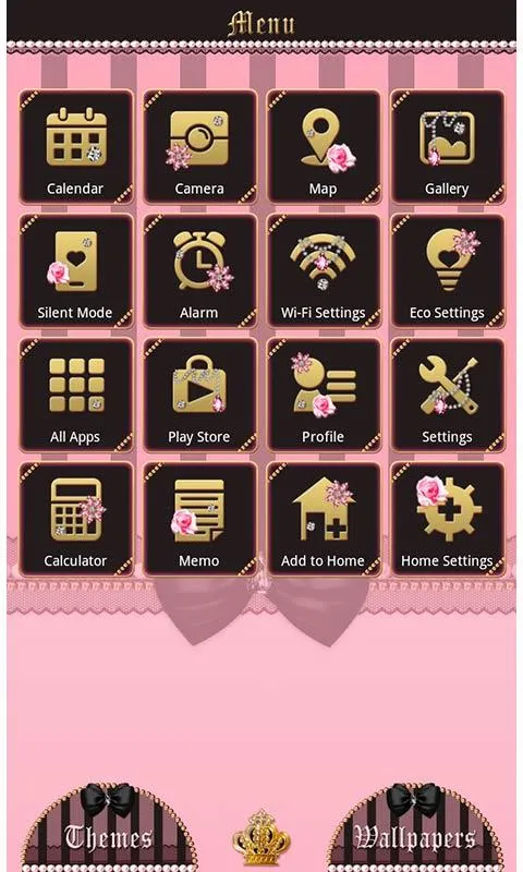 Cute Theme Ribbons and Stripes | Indus Appstore | Screenshot