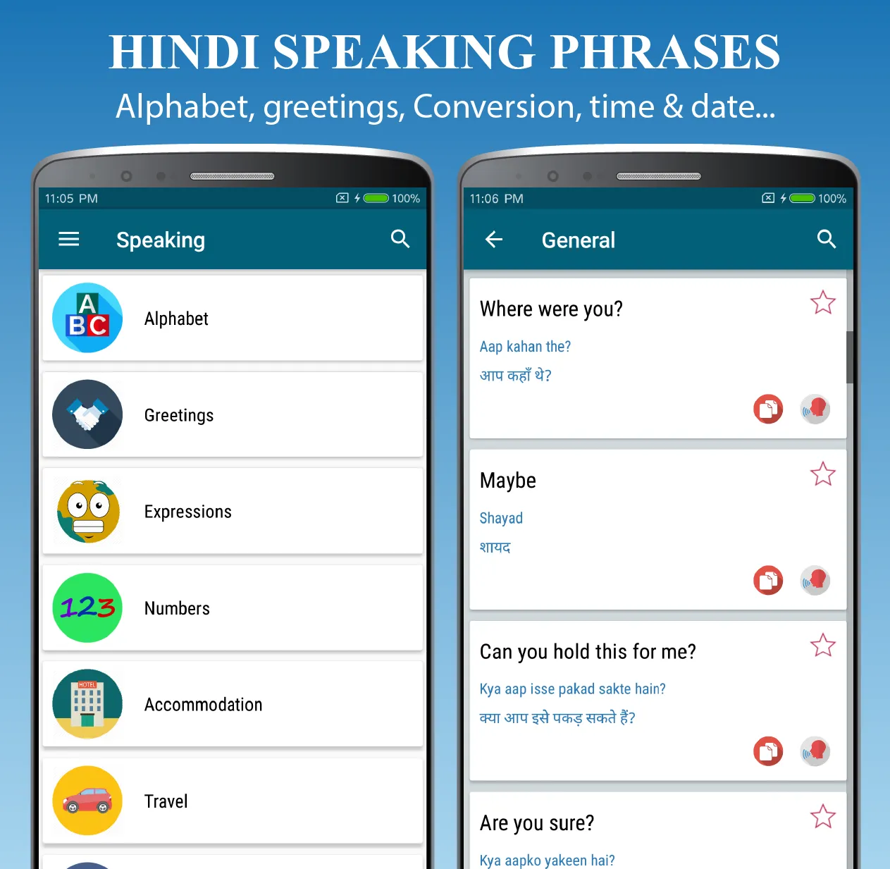 Learn Speak Hindi - Speaking | Indus Appstore | Screenshot