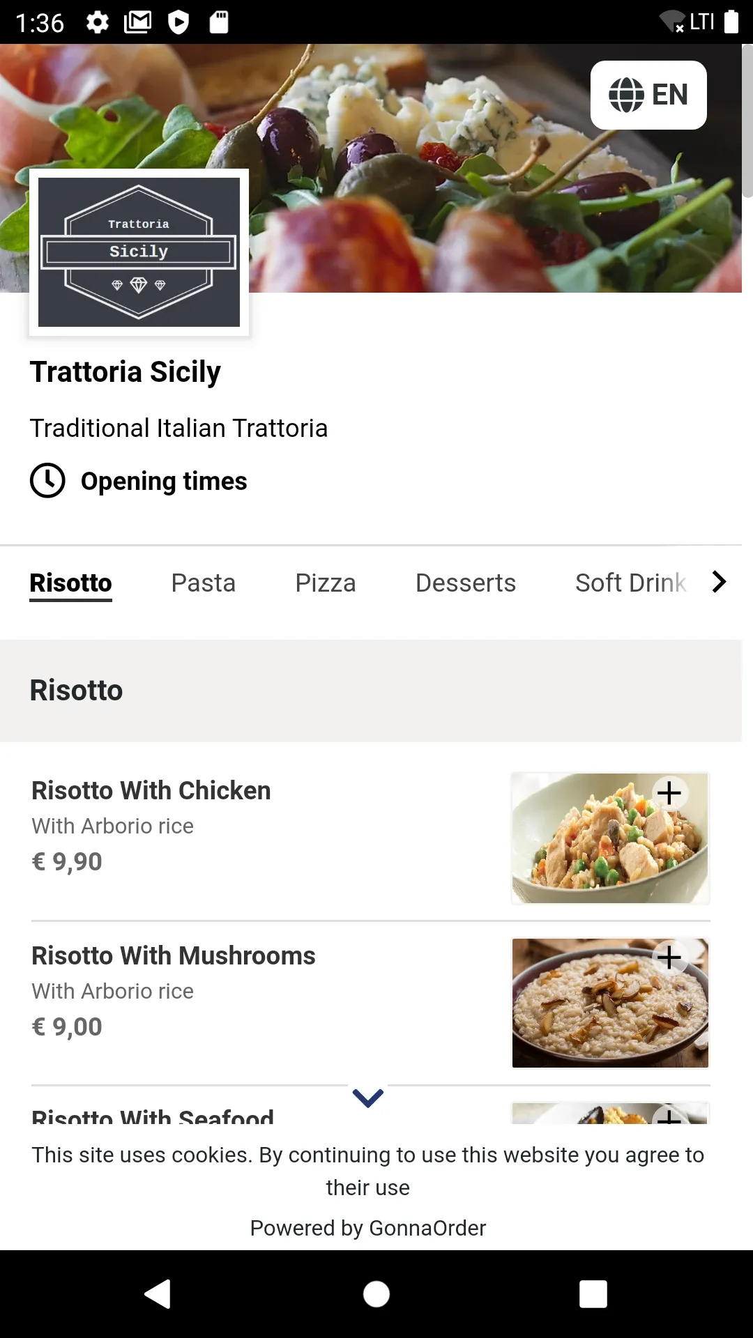 Trattoria Sicily | Indus Appstore | Screenshot