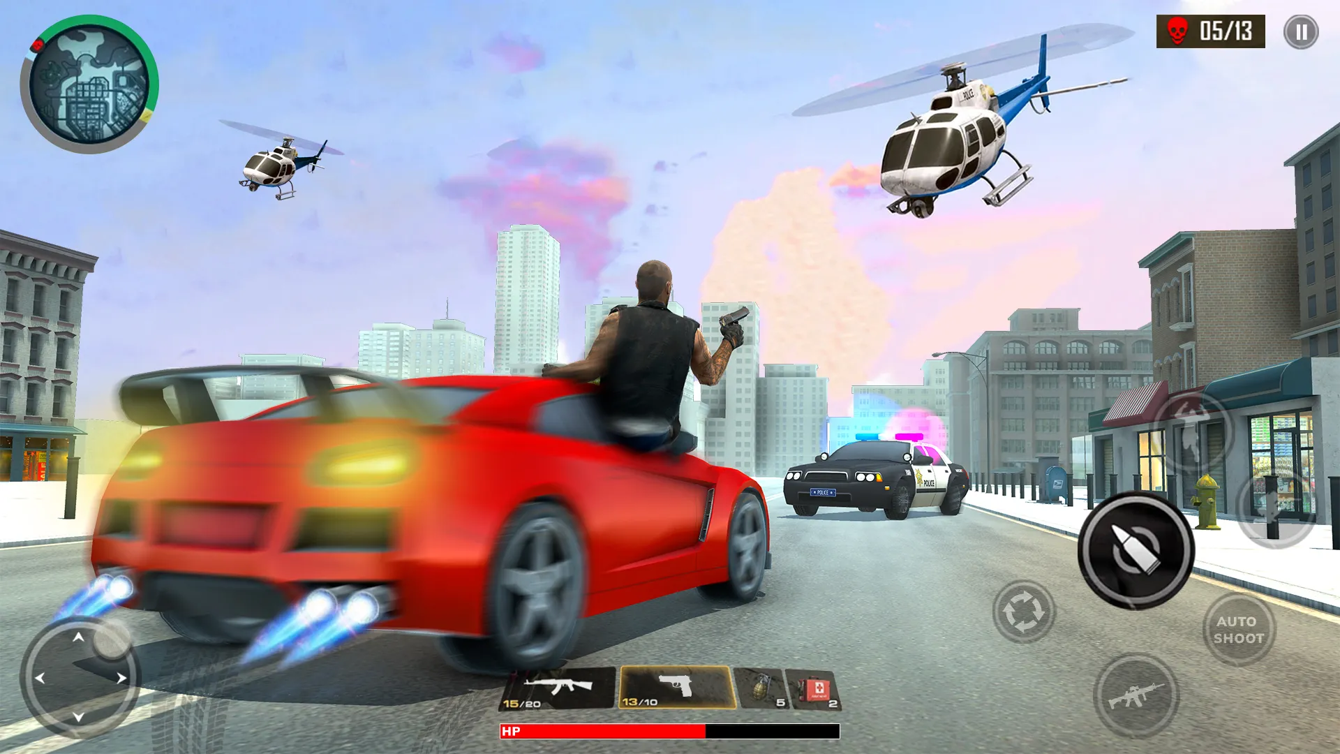 Agent vs Gangs Crime City War | Indus Appstore | Screenshot