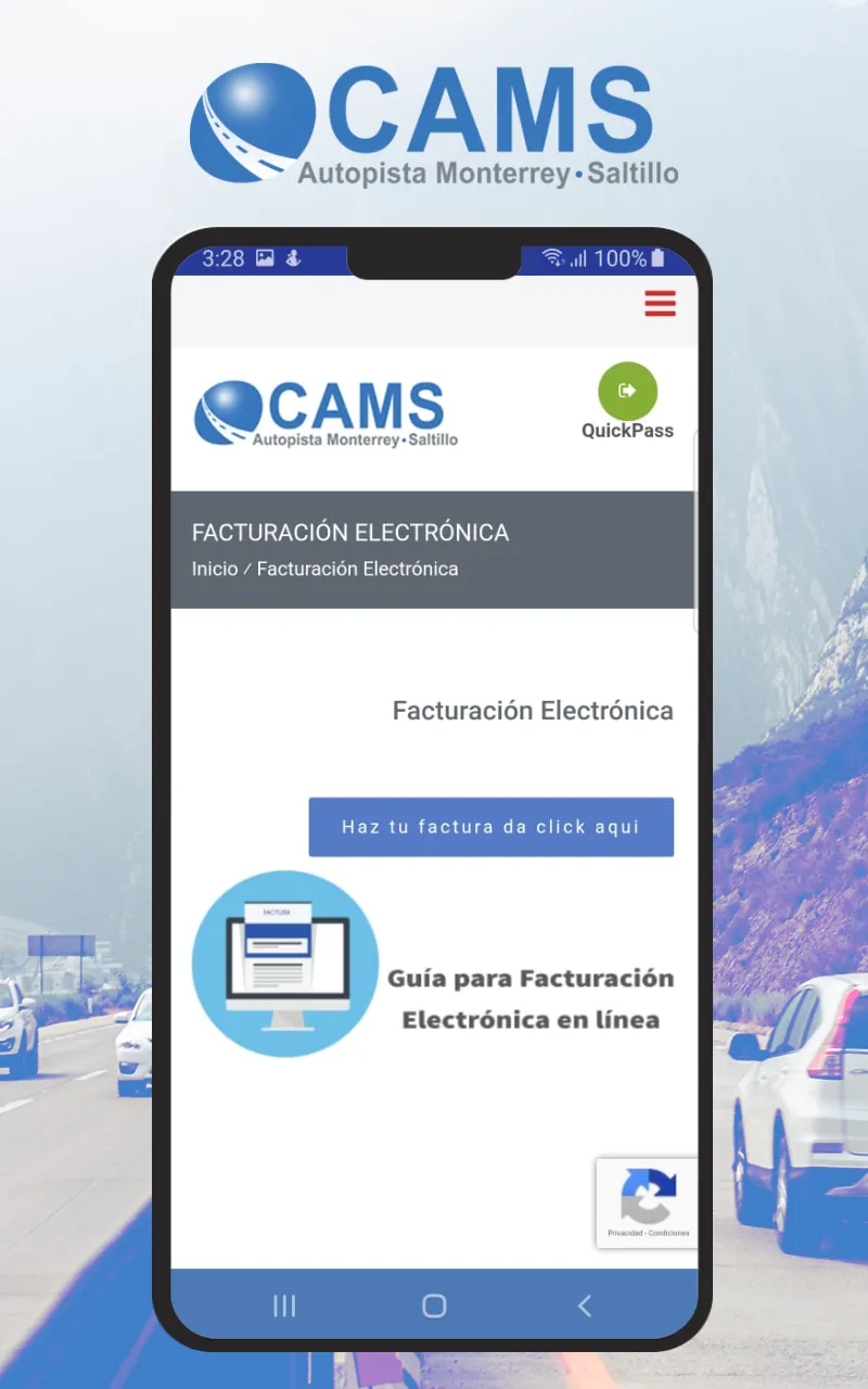 CAMS Autopista | Indus Appstore | Screenshot