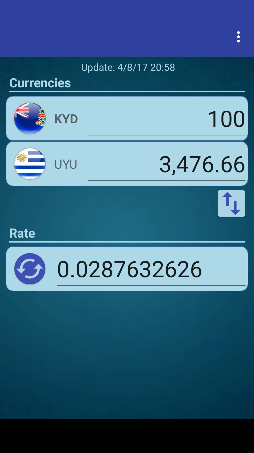 UYU Peso x Cayman Isl. Dollar | Indus Appstore | Screenshot