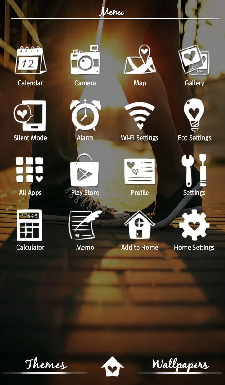 Setting Sun Theme +HOME | Indus Appstore | Screenshot