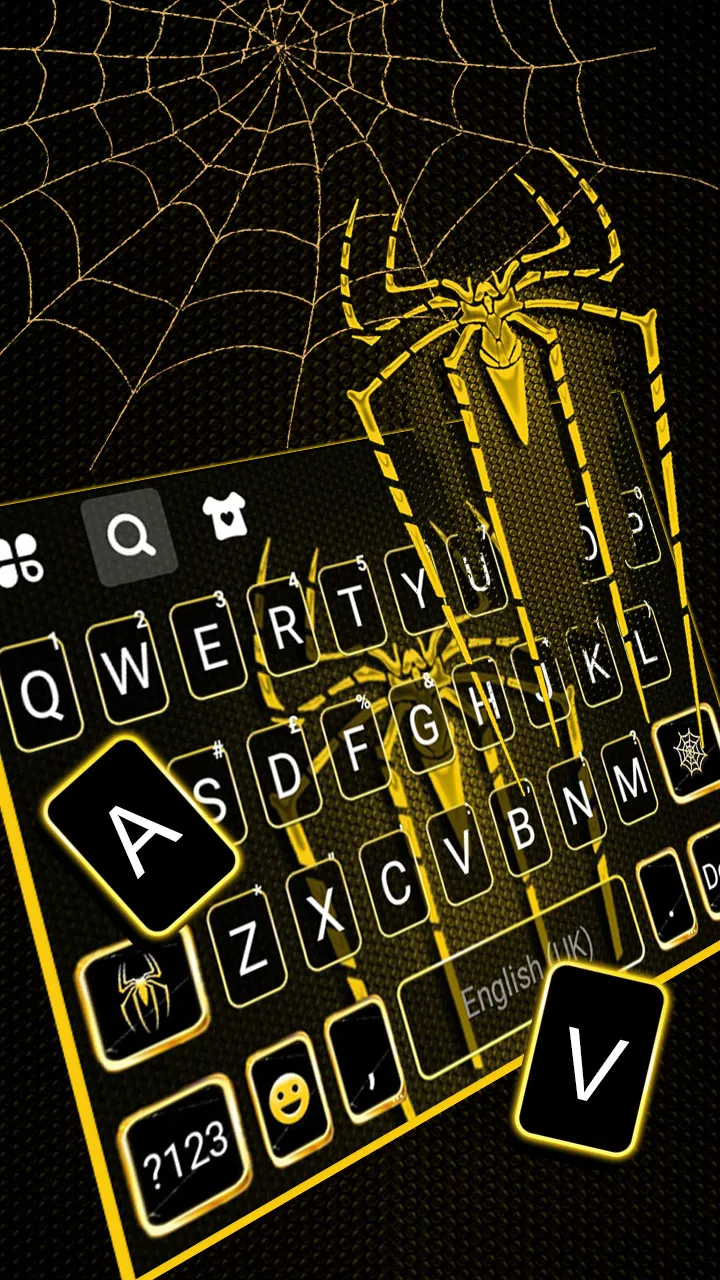 Golden Spider Theme | Indus Appstore | Screenshot