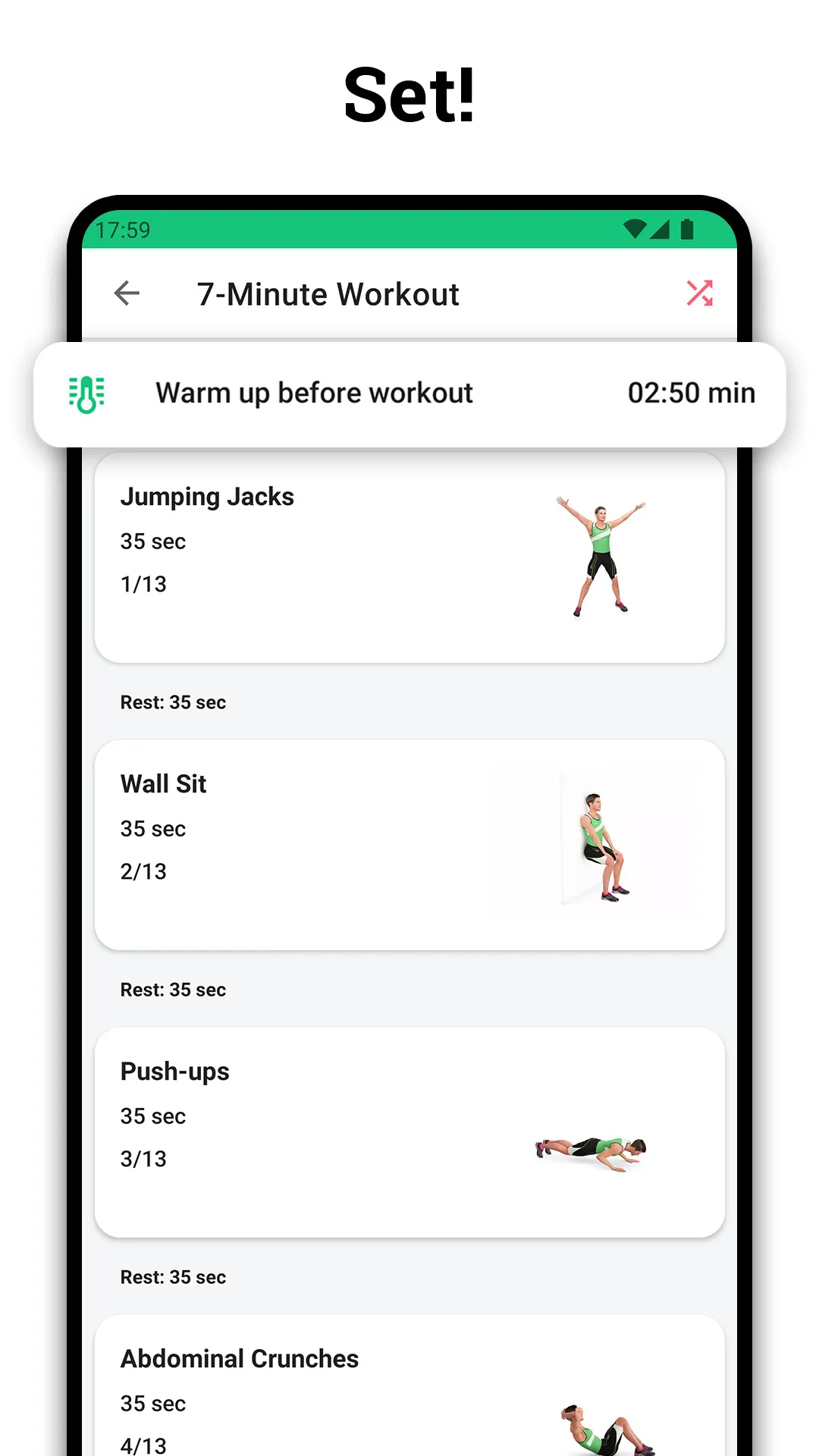 7-Minute Workout: HIIT Routine | Indus Appstore | Screenshot