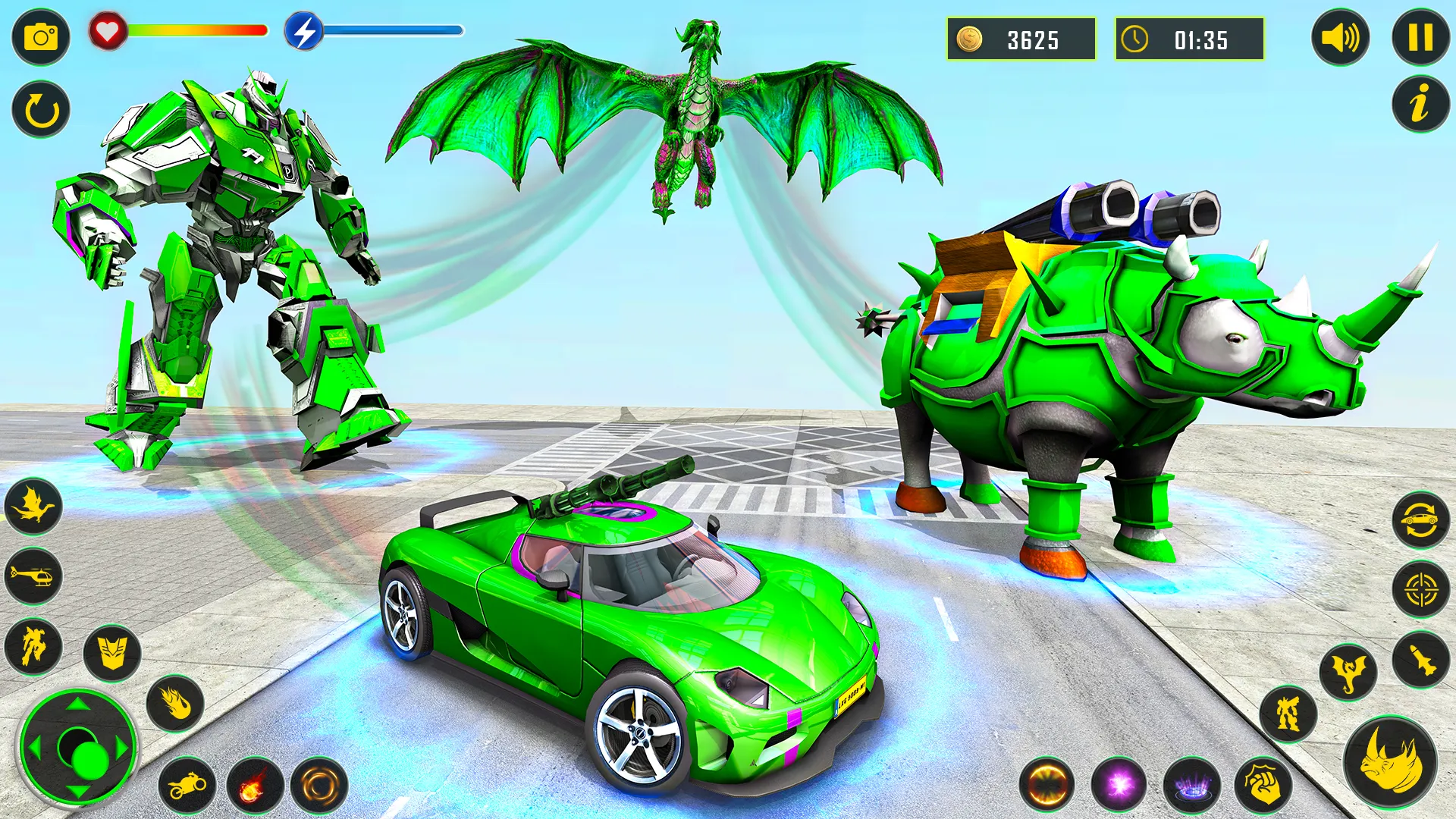Rhino Robot Game – Robot Game | Indus Appstore | Screenshot