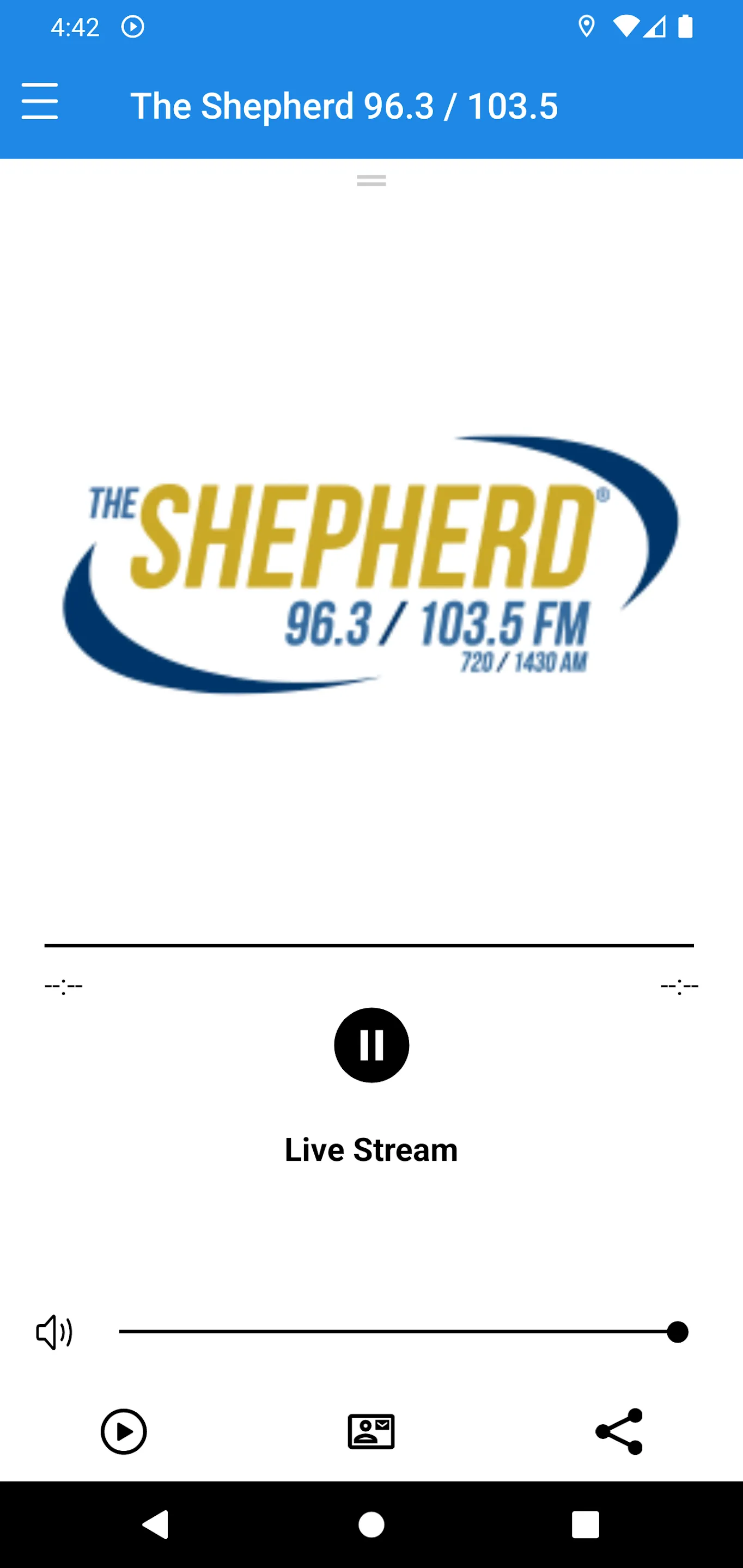 The Shepherd Radio | Indus Appstore | Screenshot