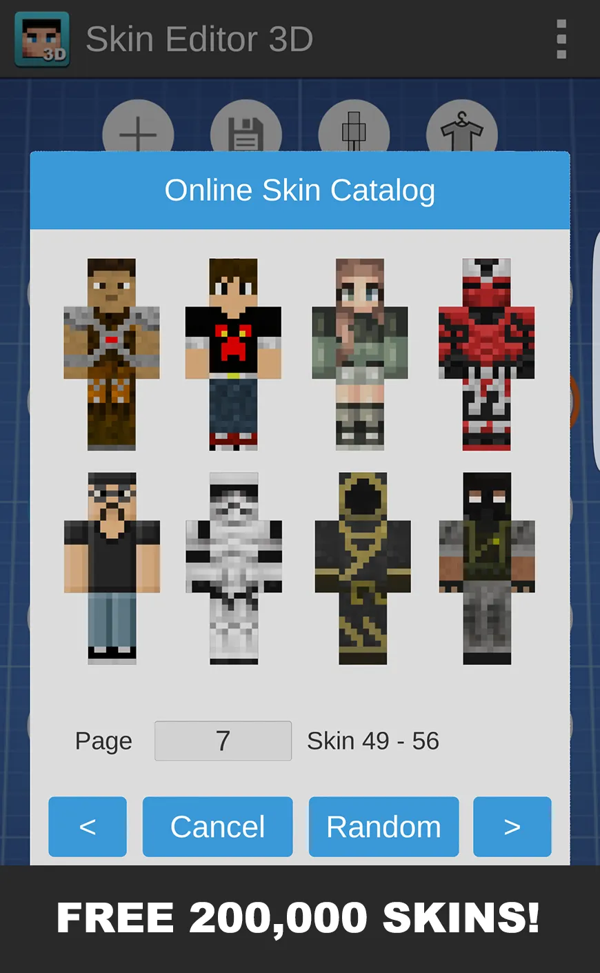 Skin Editor 3D for Minecraft | Indus Appstore | Screenshot