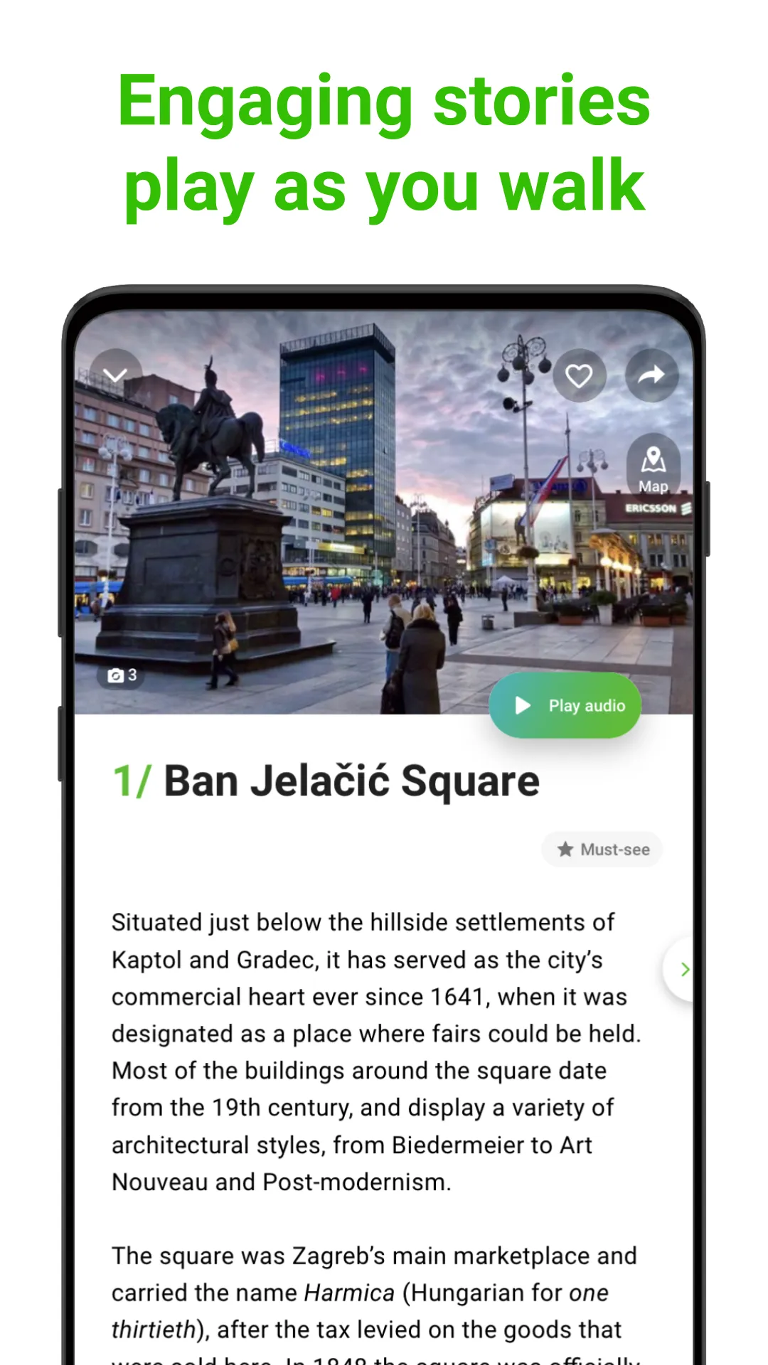 Zagreb Tour Guide:SmartGuide | Indus Appstore | Screenshot