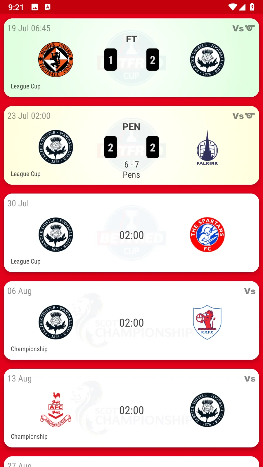 Partick Thistle Fan App | Indus Appstore | Screenshot