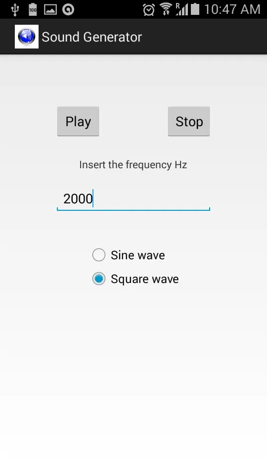 Sound Generator | Indus Appstore | Screenshot