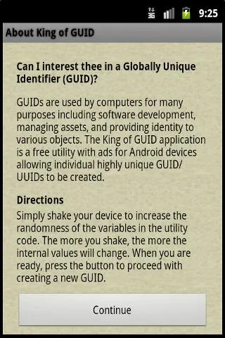 King of GUID - UUID Generator | Indus Appstore | Screenshot