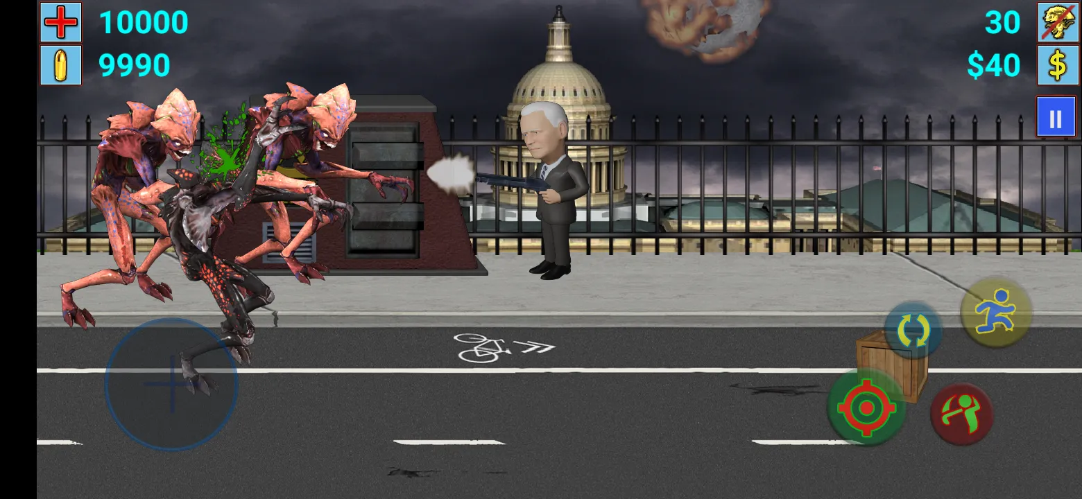 Aliens vs President | Indus Appstore | Screenshot