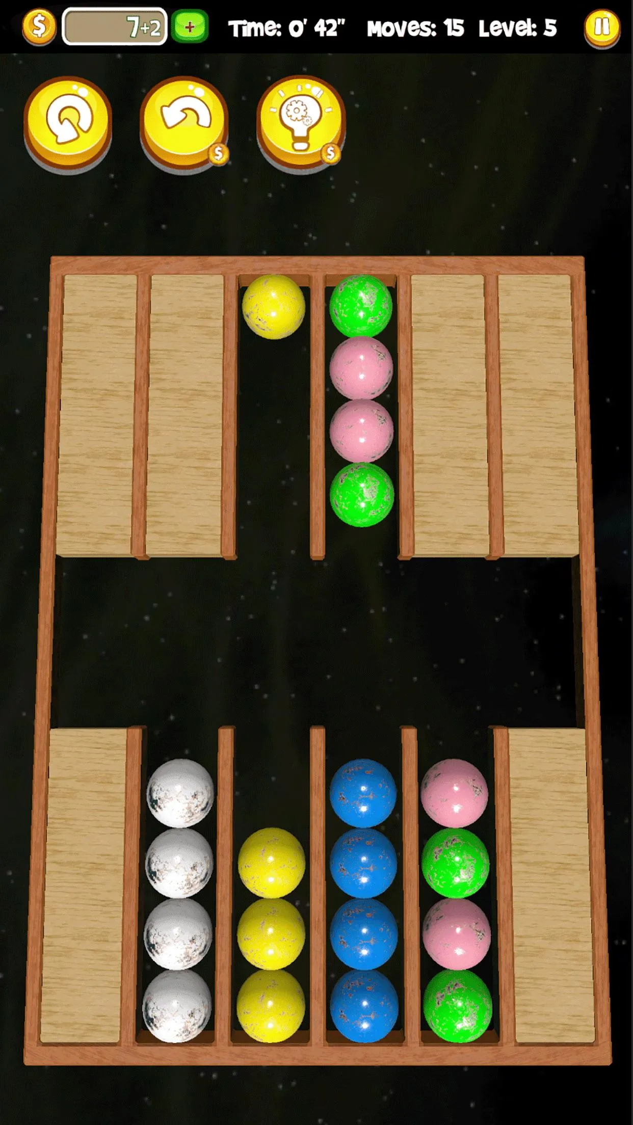 Brain Marbles ball sort puzzle | Indus Appstore | Screenshot