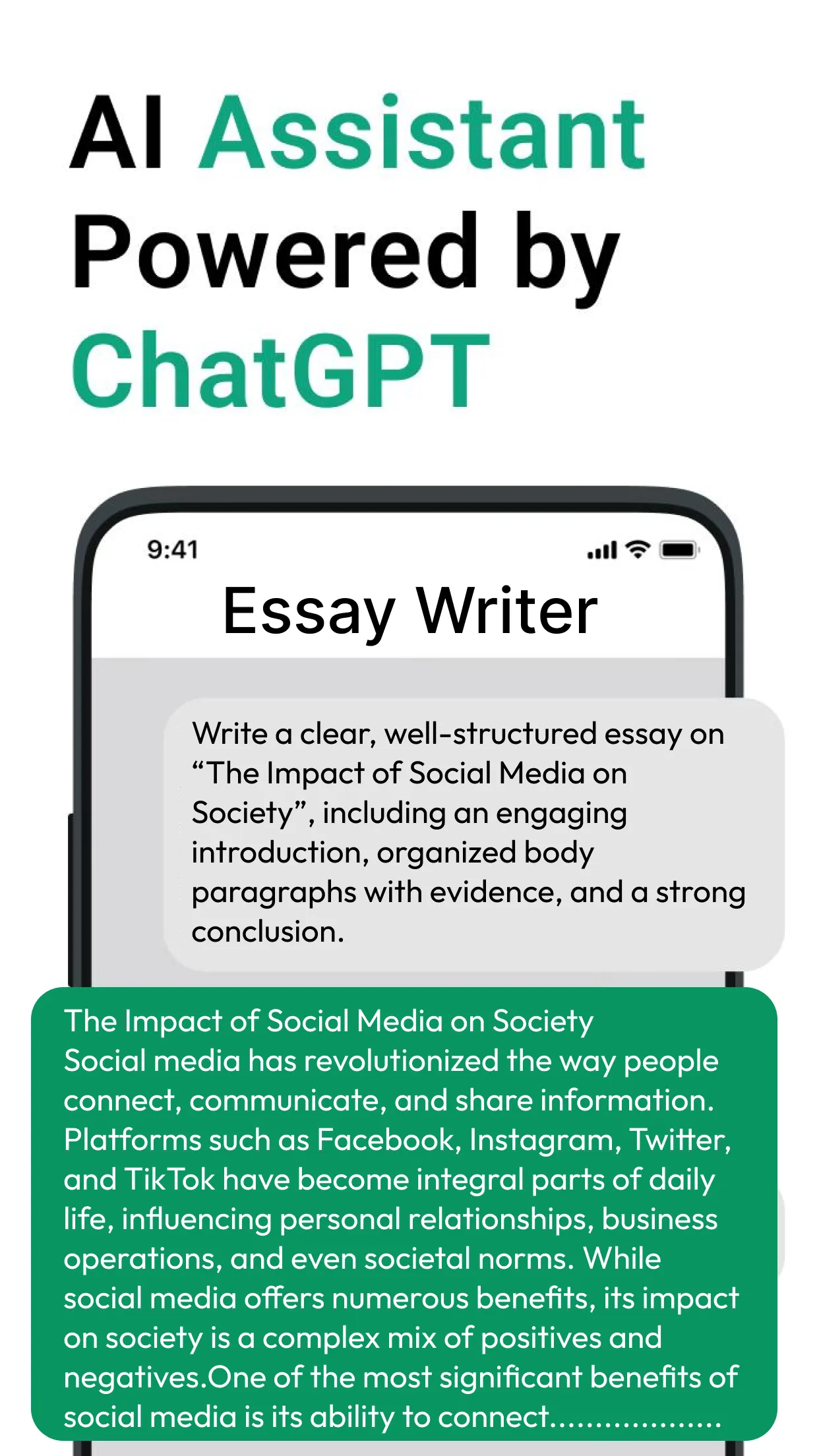 AI Essay Writer:Essay writing | Indus Appstore | Screenshot