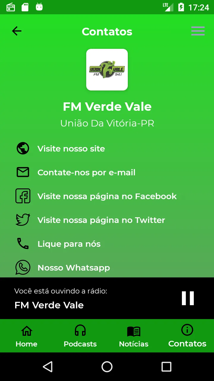 FM Verde Vale - 94,1 | Indus Appstore | Screenshot