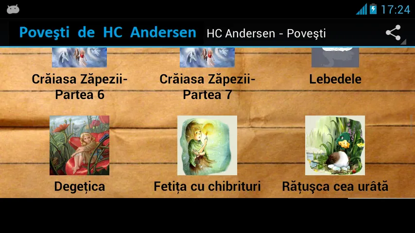 Poveşti de H.C. Andersen | Indus Appstore | Screenshot