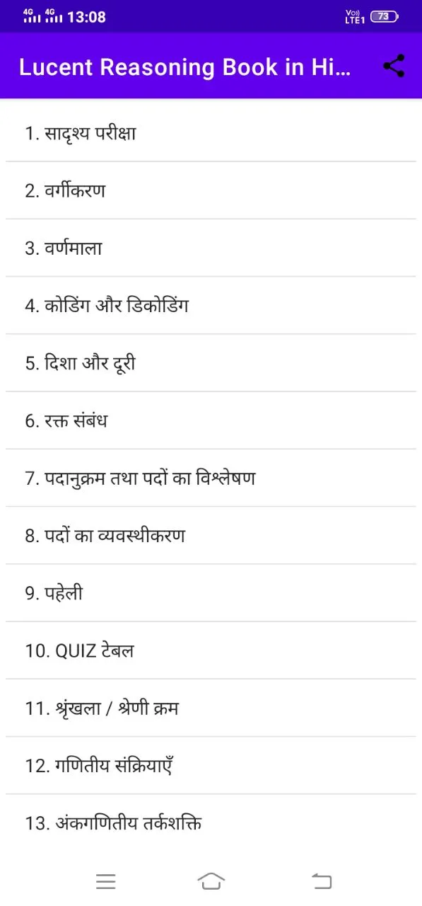 Lucent Reasoning Book Hindi | Indus Appstore | Screenshot