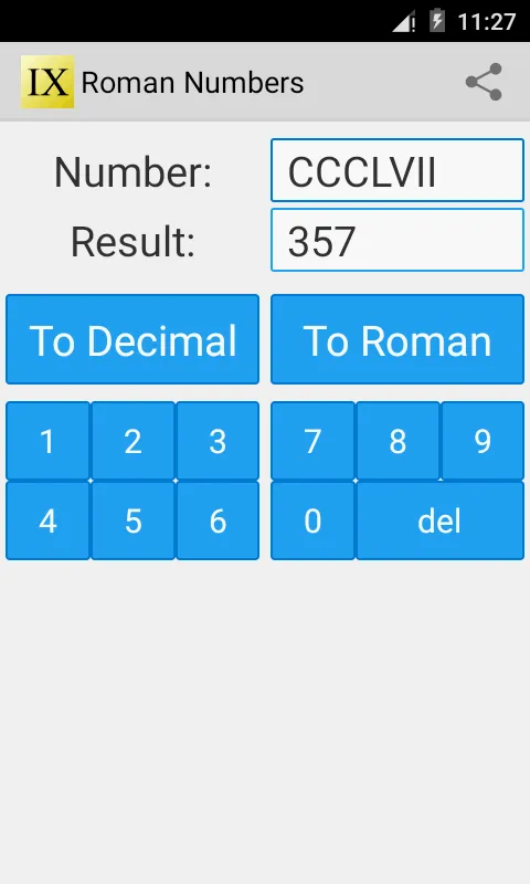 Roman Numbers | Indus Appstore | Screenshot