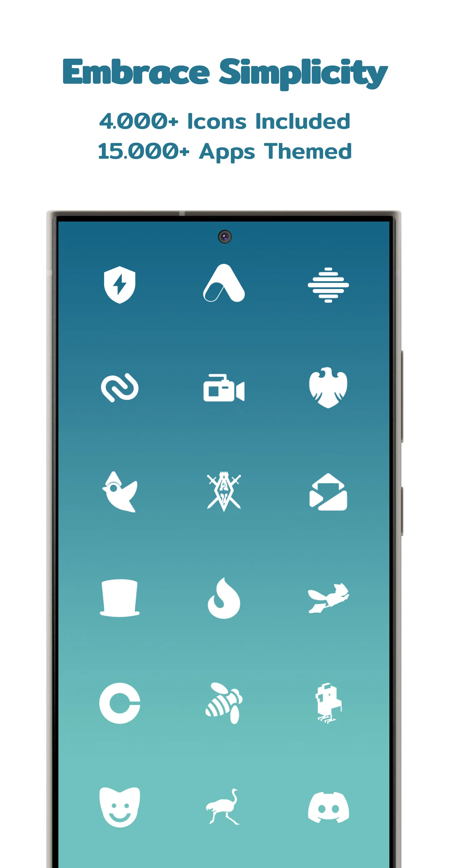 Simply Minimal White Icon Pack | Indus Appstore | Screenshot