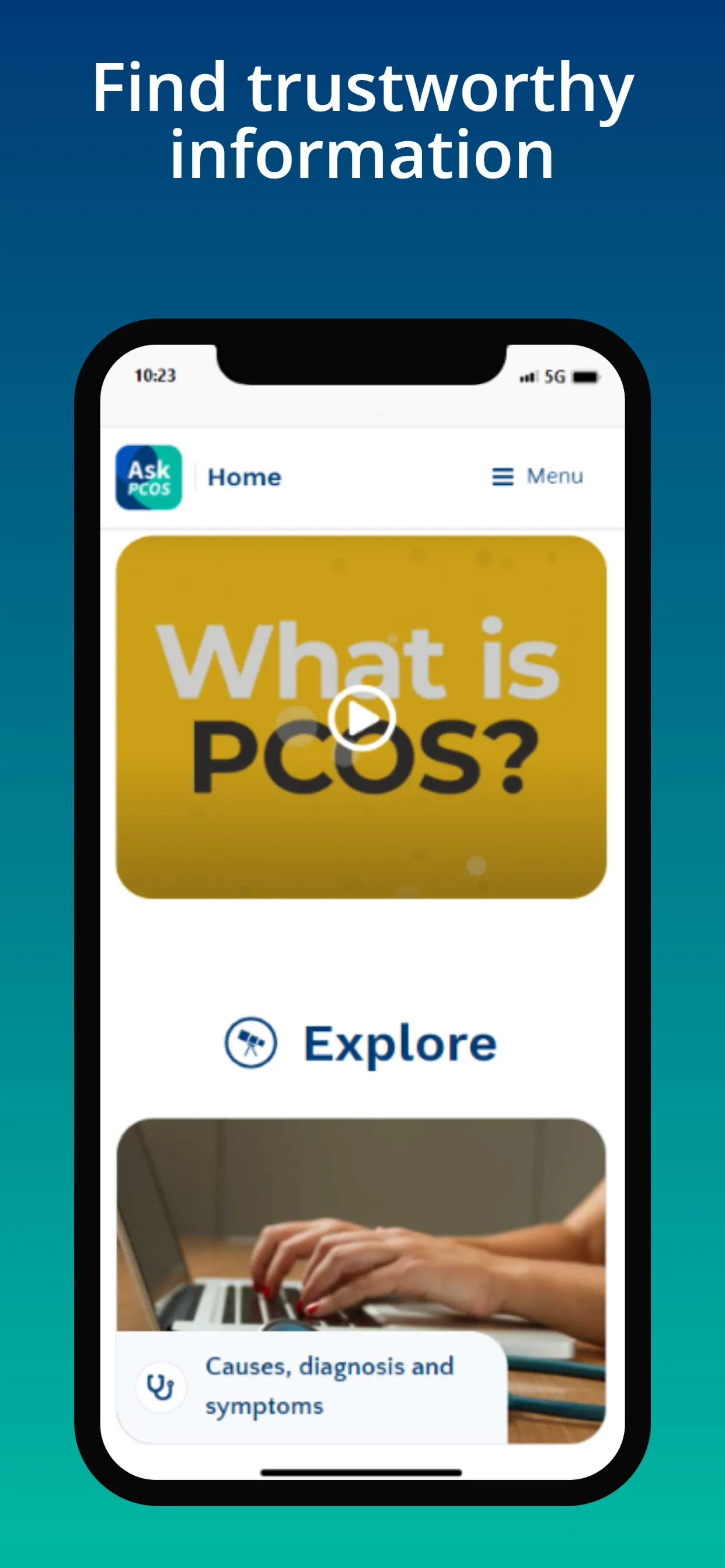 AskPCOS | Indus Appstore | Screenshot