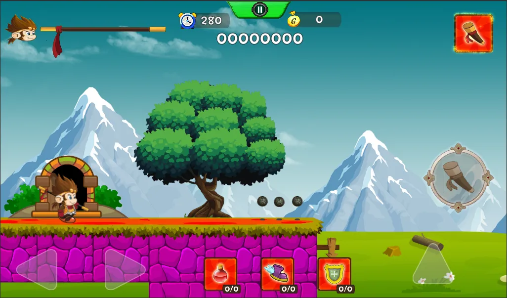 Jungle Monk Retro | Indus Appstore | Screenshot