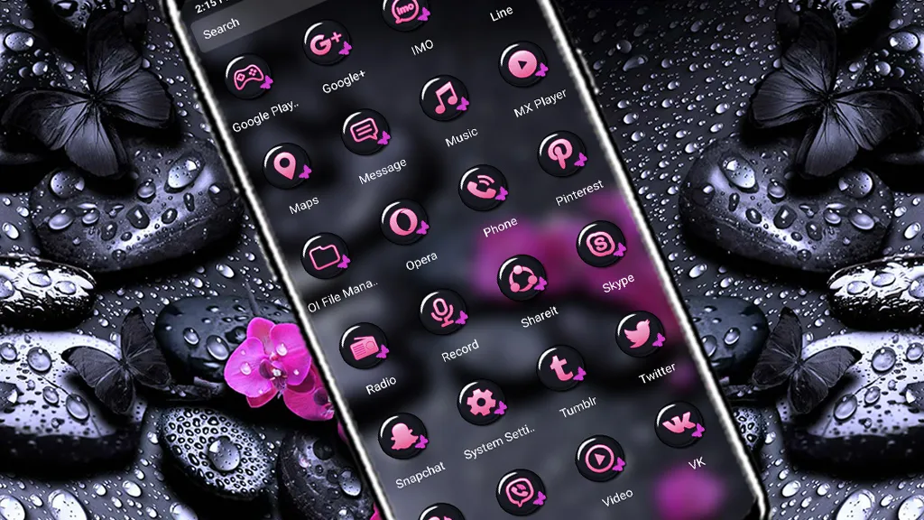 Spa Stones Launcher Theme | Indus Appstore | Screenshot