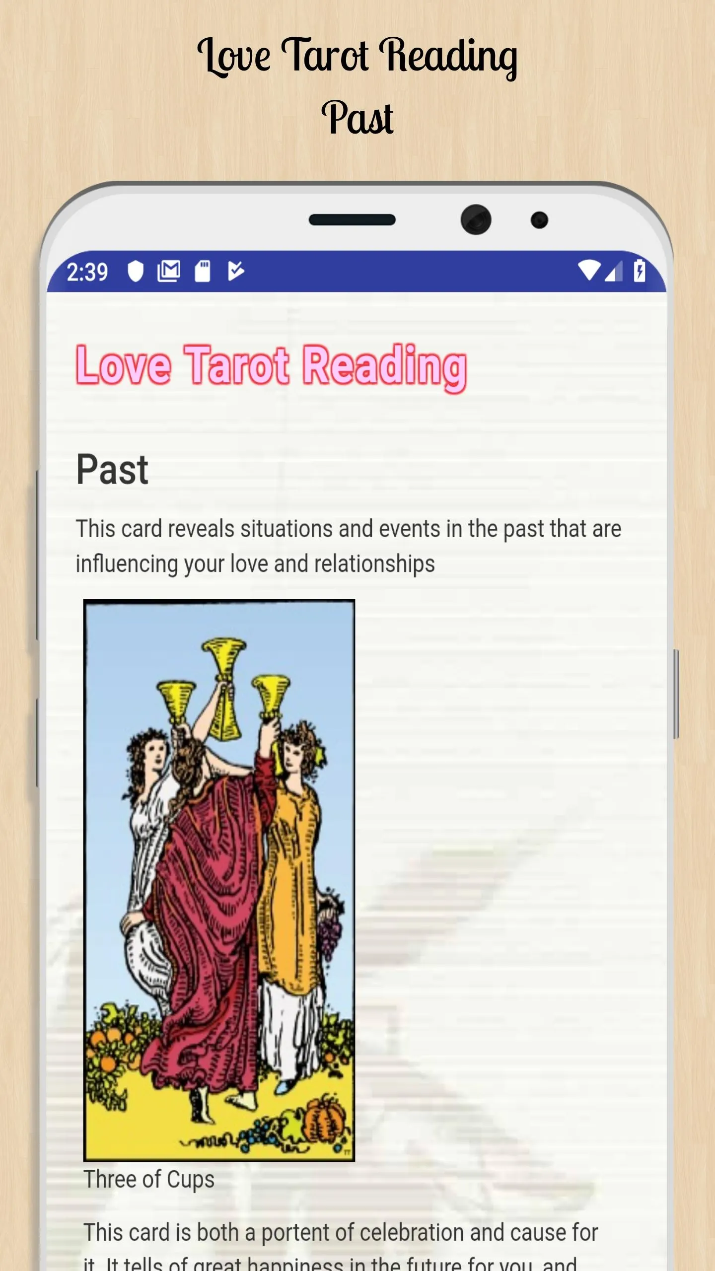 Love Tarot | Indus Appstore | Screenshot