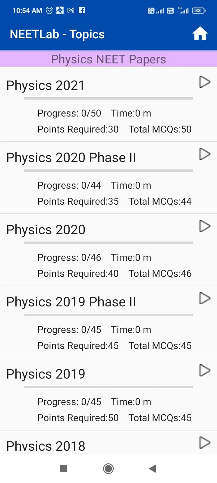 NEET MCQ Practice | Indus Appstore | Screenshot