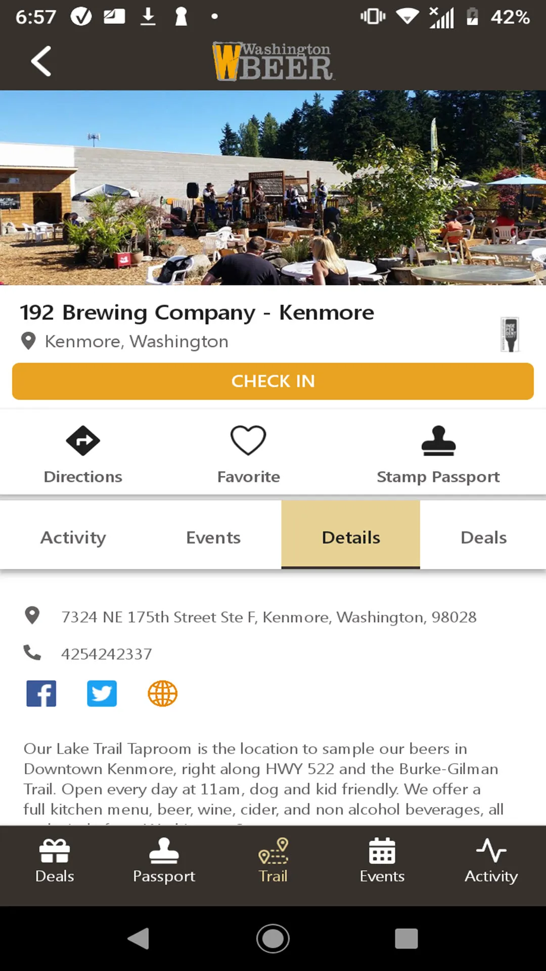 Washington Beer Commission | Indus Appstore | Screenshot