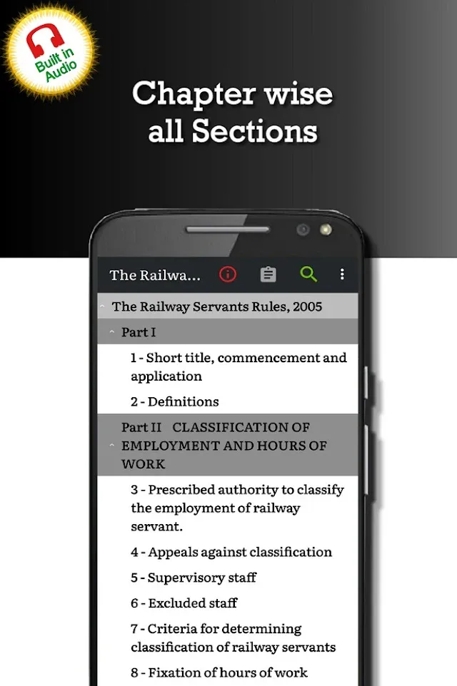 Railway Servants Rules 2005 | Indus Appstore | Screenshot